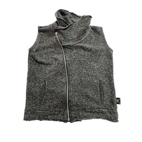 Nununu Solid Vest in Charcoal